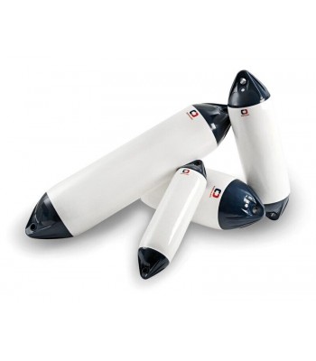 Fender with blue head and white body 